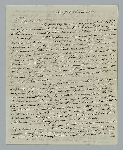 William Whetten to Dr. William Addison