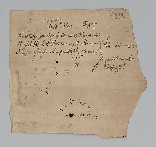 Joseph Gough’s debt to George Mason