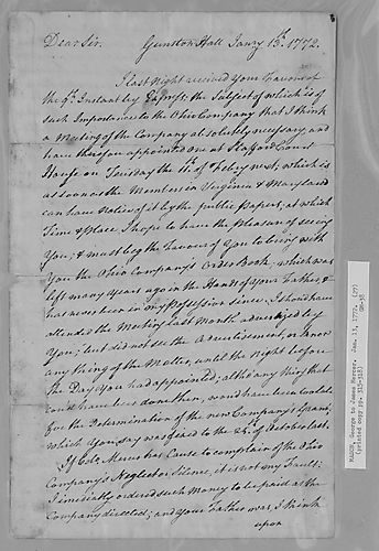 George Mason to James Mercer