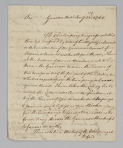 George Mason to Robert Carter