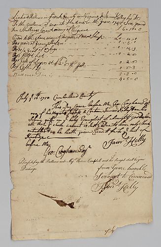 Linhard Hellen’s account with James Kelly