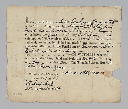 Adam Stephen’s debt to John Graham