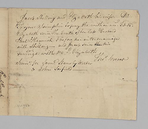 Debts to Thomas Cresap
