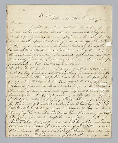 William Elders to H. M. Brackenridge (LB# 11)