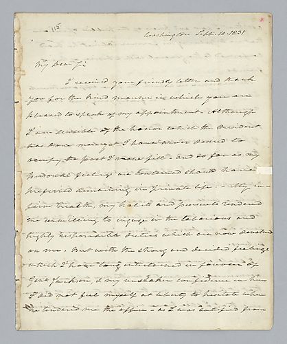 Roger Brooke Taney to H. M. Brackenridge (LB# 115)