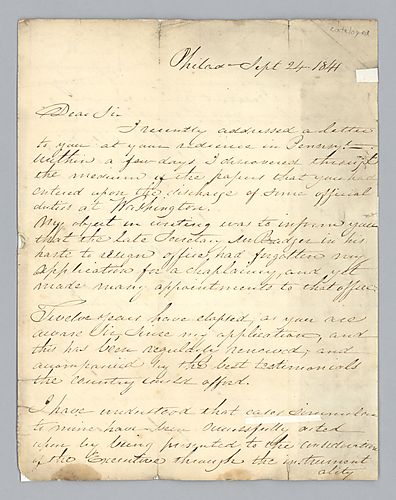 Charles M. Dupuy to H. M. Brackenridge