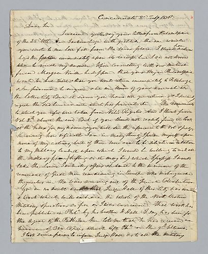 William Henry Harrison to H. M. Brackenridge (LB# 44)