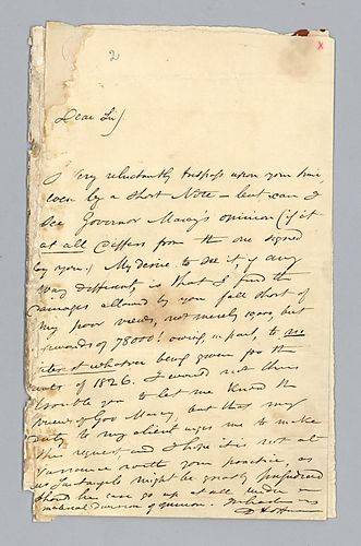 David Hoffman to H. M. Brackenridge (LB# 02)
