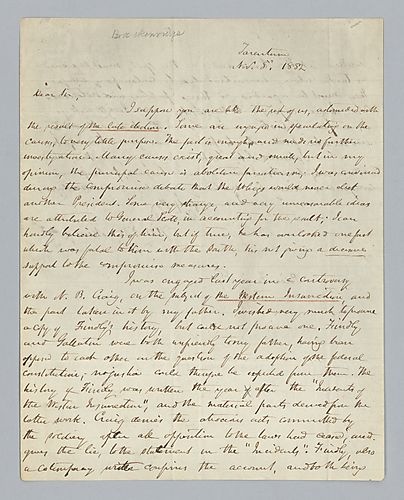 H. M. Brackenridge to Peter Force