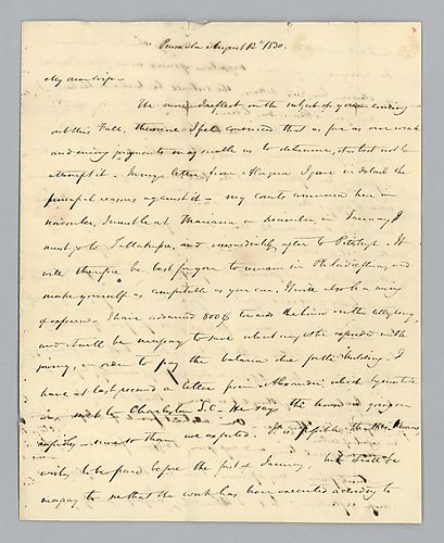 H. M. Brackenridge to Caroline Brackenridge