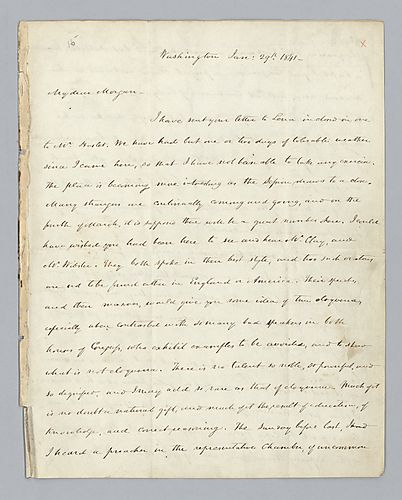 H. M. Brackenridge to Benjamin Morgan Brackenridge