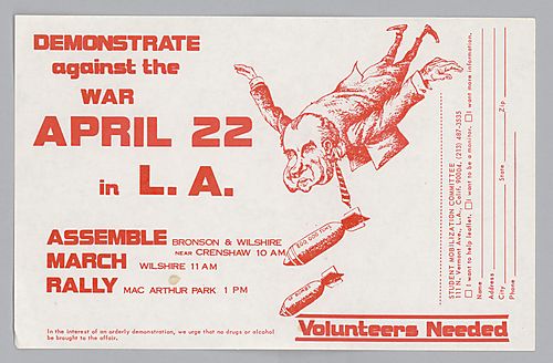 Demonstrate Against the War