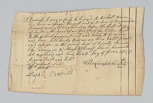 William Campbell’s debt to Nicholas Mercer