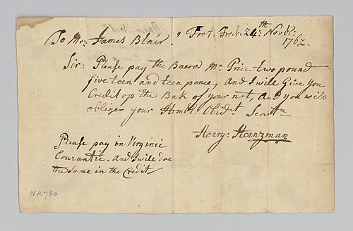 Henry Heinzman’s payment to Mr. Price