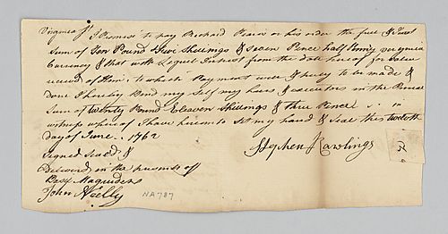 Stephen Rawling’s promise to repay Richard Pearis