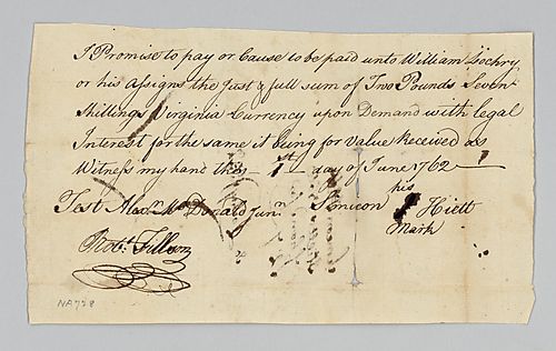 Simeon Hiett’s debt to William Lochry