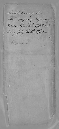 Resolutions of the Ohio Company p 1-6, 8-9, 11-13, 15-19