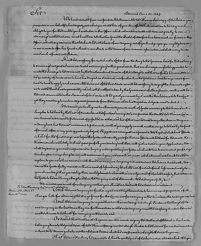 Ohio Company Orders [LM p140-147, 152-153]