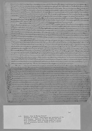 John Mercer [to George Mercer] fragment [LM p296]