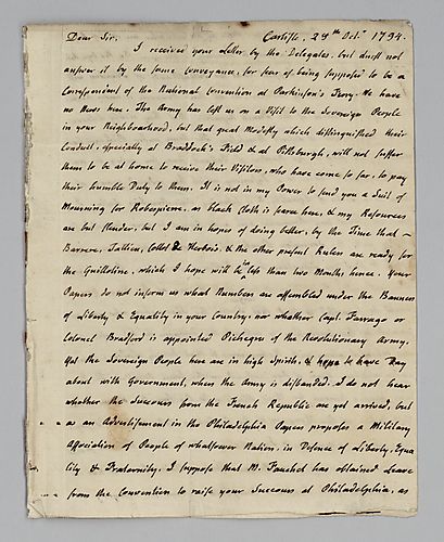 Charles Nisbet to Alexander Addison
