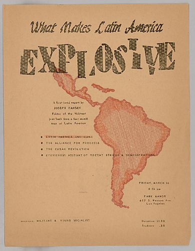 "What Makes Latin America Explosive" Flyer