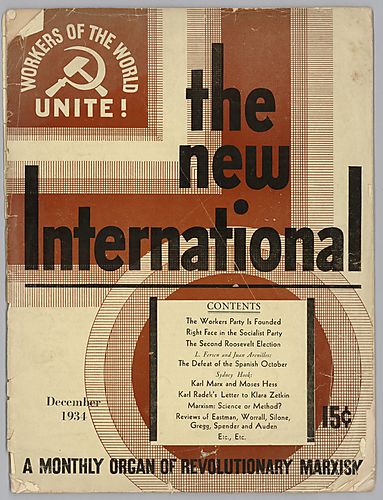 The New International, A Monthly Organ of Revolutionary Marxism