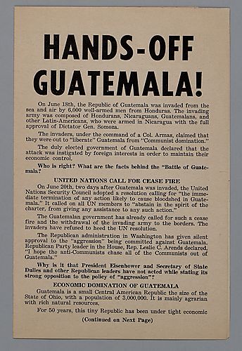 "Hands-Off Guatemala!"