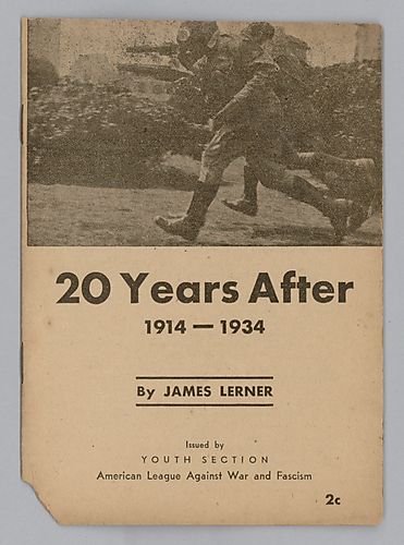 20 Years After, 1914-1934, By James Lerner