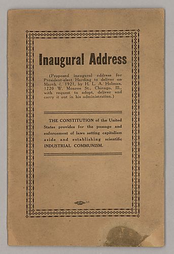 "Inaugural Address"