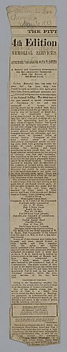 Article, The Pittsburgh Evening Chronicle