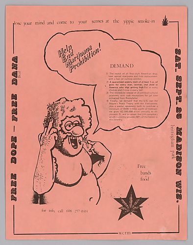 "HEMP Marijuana Prohibition Protest" Flyer