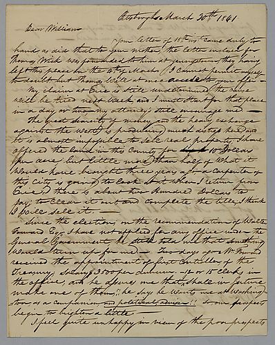 From William B. Foster to William Foster, Jr.
