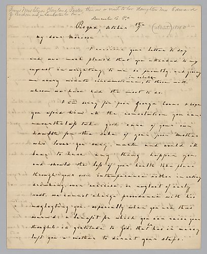 From Eliza C. Foster to Morrison Foster