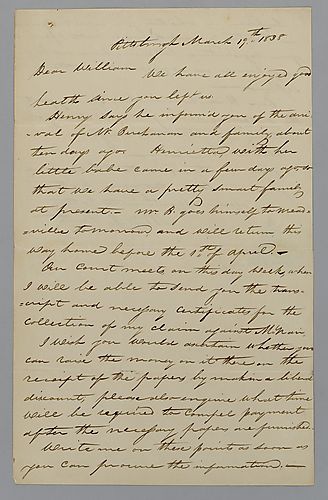 From William B. Foster to William Foster, Jr.