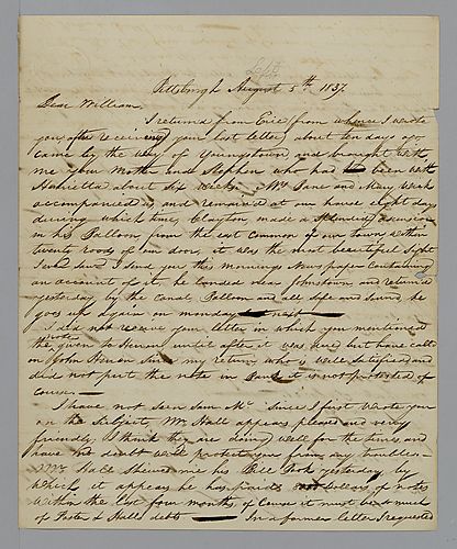 From William B. Foster to William Foster, Jr.