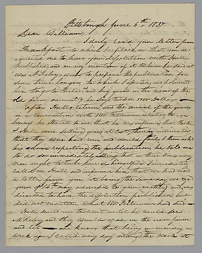 From William B. Foster to William Foster, Jr.