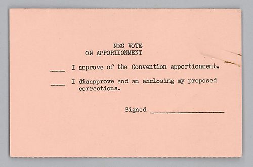 Assorted Socialist Party-Social Democratic Convention Papers