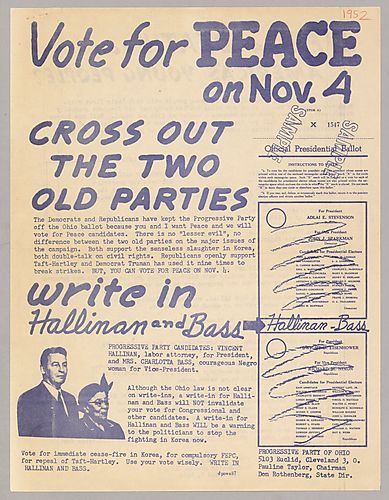 A Flyer from the Young Progressives of Ohio