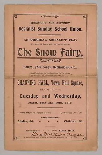 Program for "The Snow Fairy"