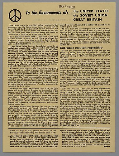 "Whoever You Are...Wherever You Live" Flyer