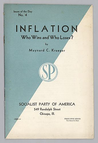 "Inflation, Who Wins and Who Loses?", By Maynard C. Krueger