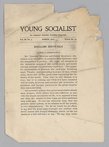 Young Socialist, An Amateur Monthly Socialist Magazine (2)