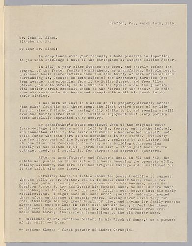 From Maria Leech Lynch to John C. Slack