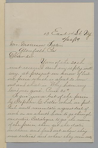 Letter from S.T. Gordon & Son to Morrison Foster