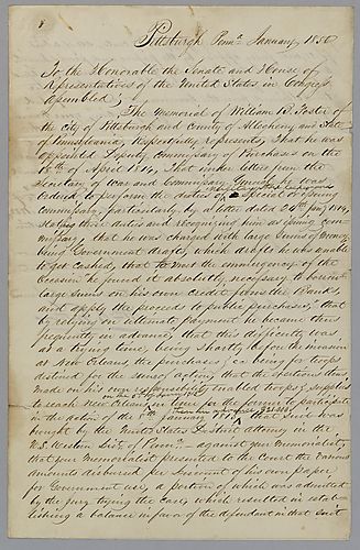 William Foster to U.S. Senate and House of Representatives