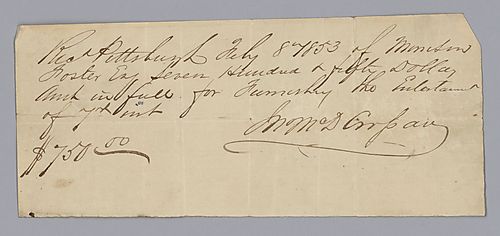 Morrison Foster payment to John Crassan