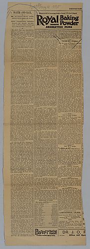 Article, Pittsburgh Gazette