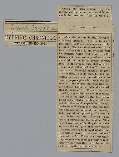 Article, The Evening Chronicle