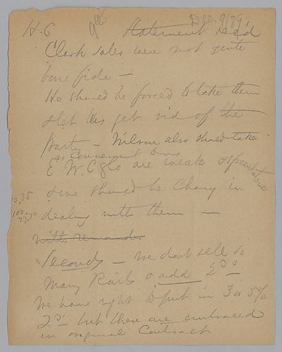 Carnegie discusses sales and production and price of rails