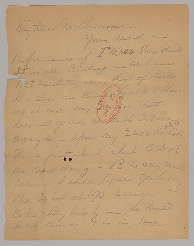 Carnegie writes on plans to produce more efficiently by cleaning out furnaces, even if it requires building an extra furnace to keep up production